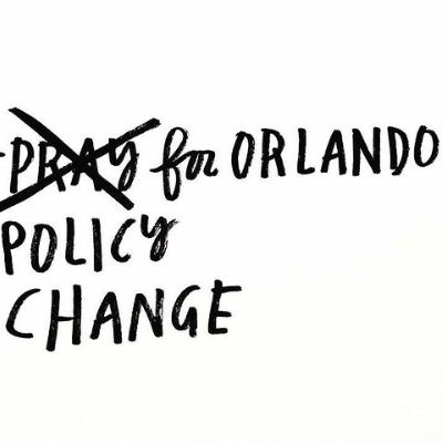 Pray has been crossed out for policy change.